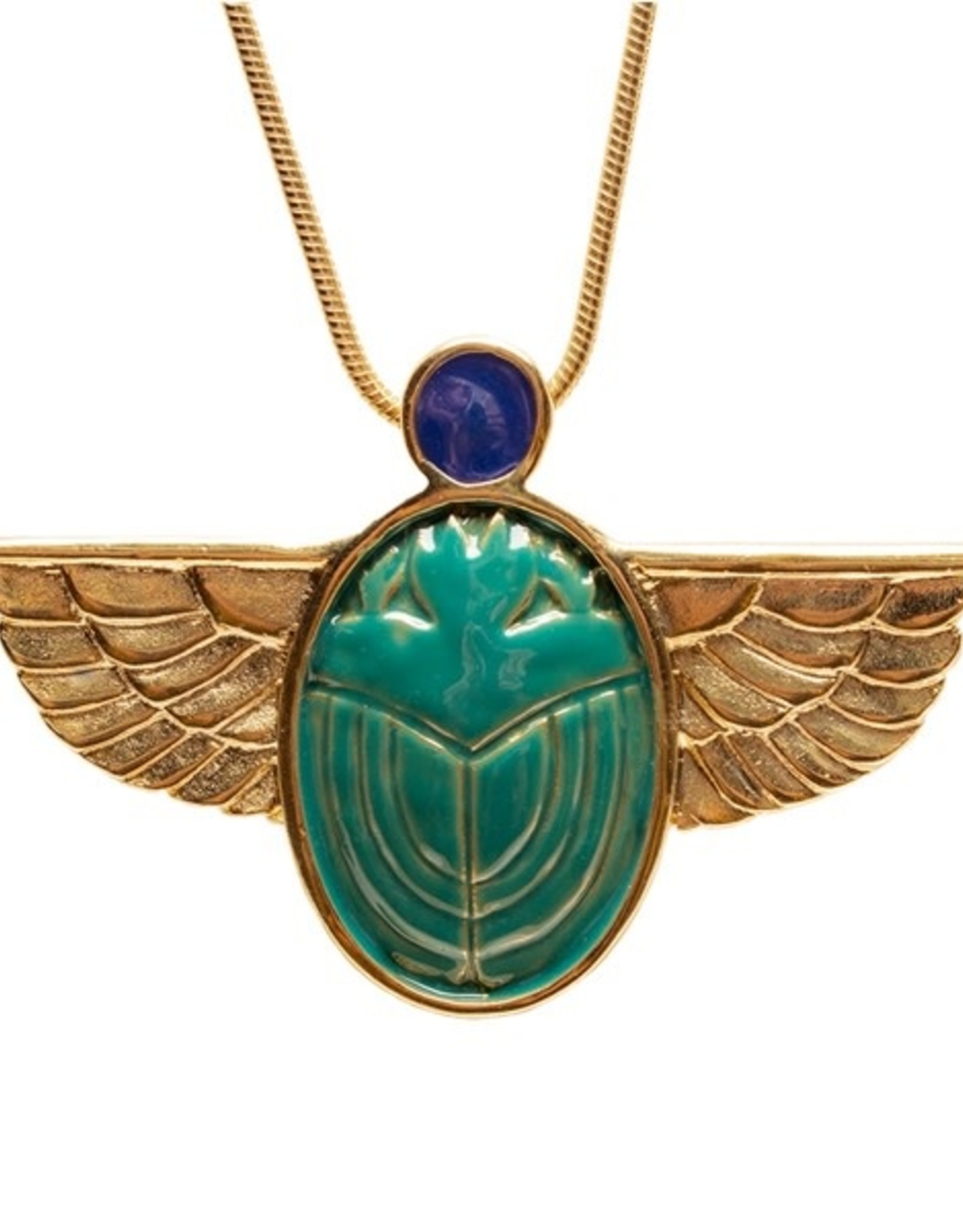 Faire/Museum Reproductions NECKLACE-TIFFANY SCARAB
