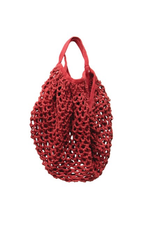 MARKET BAG-COTTON CROCHET, 15"L x 10.5"H