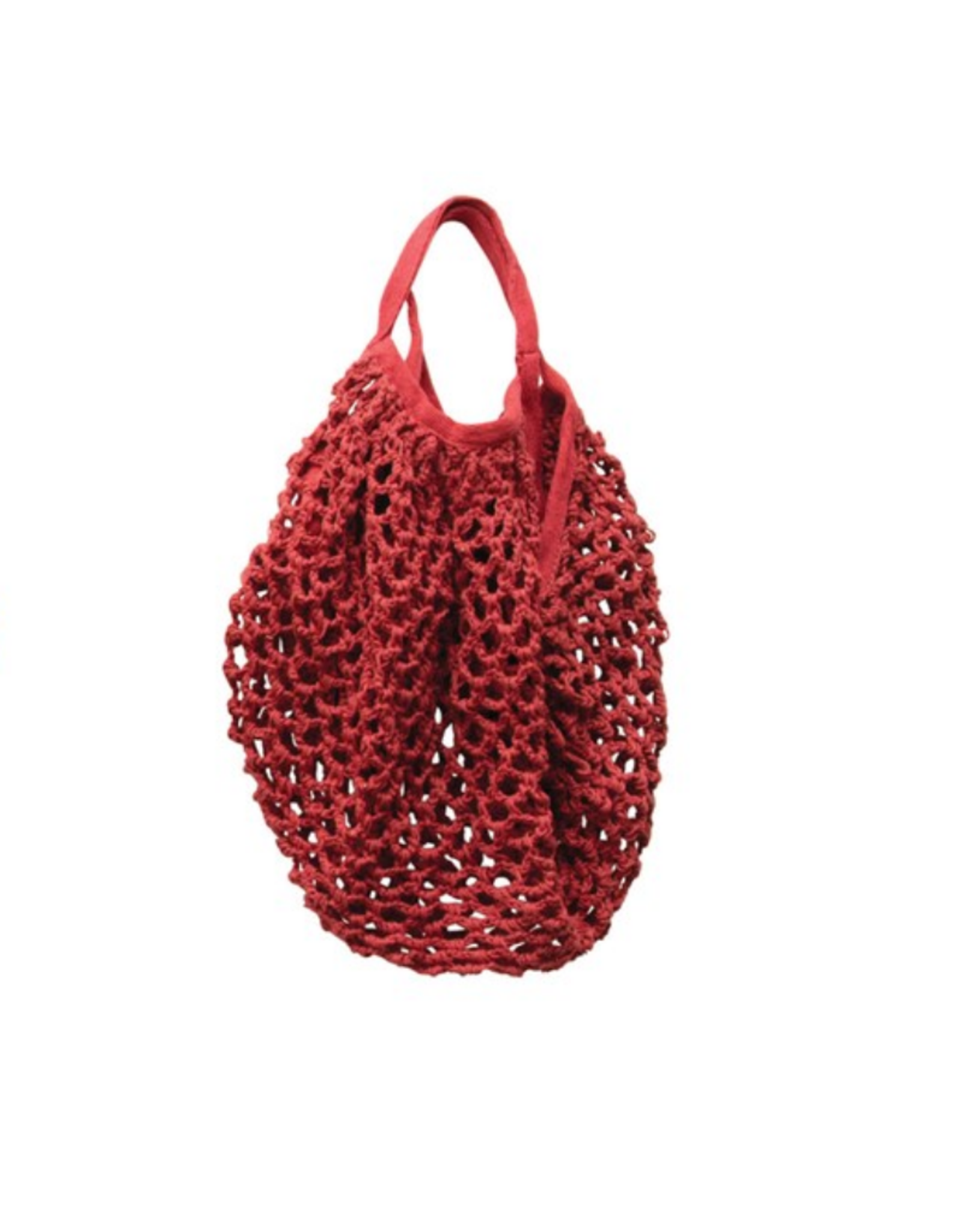 MARKET BAG-COTTON CROCHET, 15"L x 10.5"H