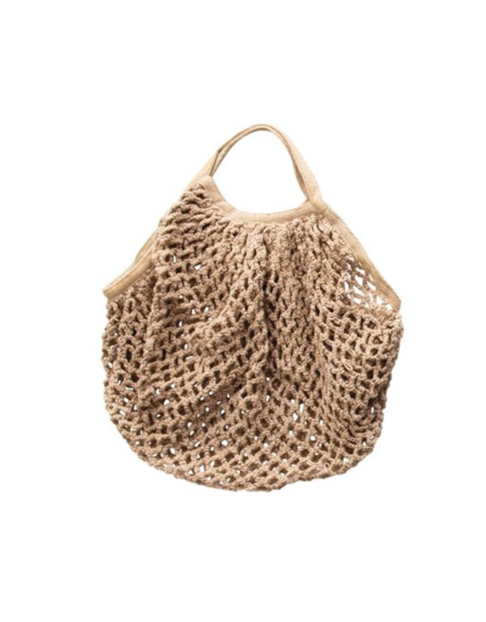 MARKET BAG-COTTON CROCHET, 15"L x 10.5"H