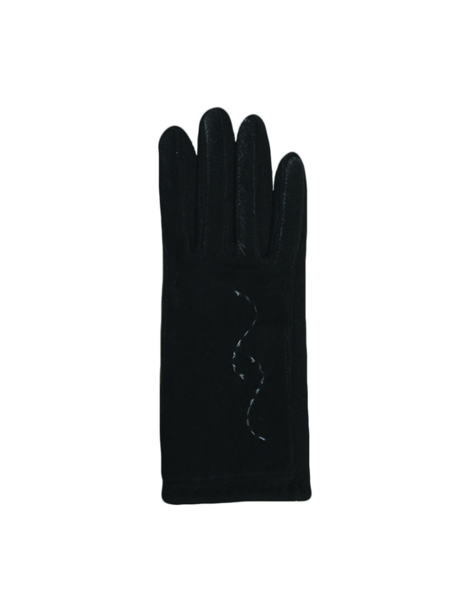 GLOVES-FASHION W/STITCHING ON SOLID TOP