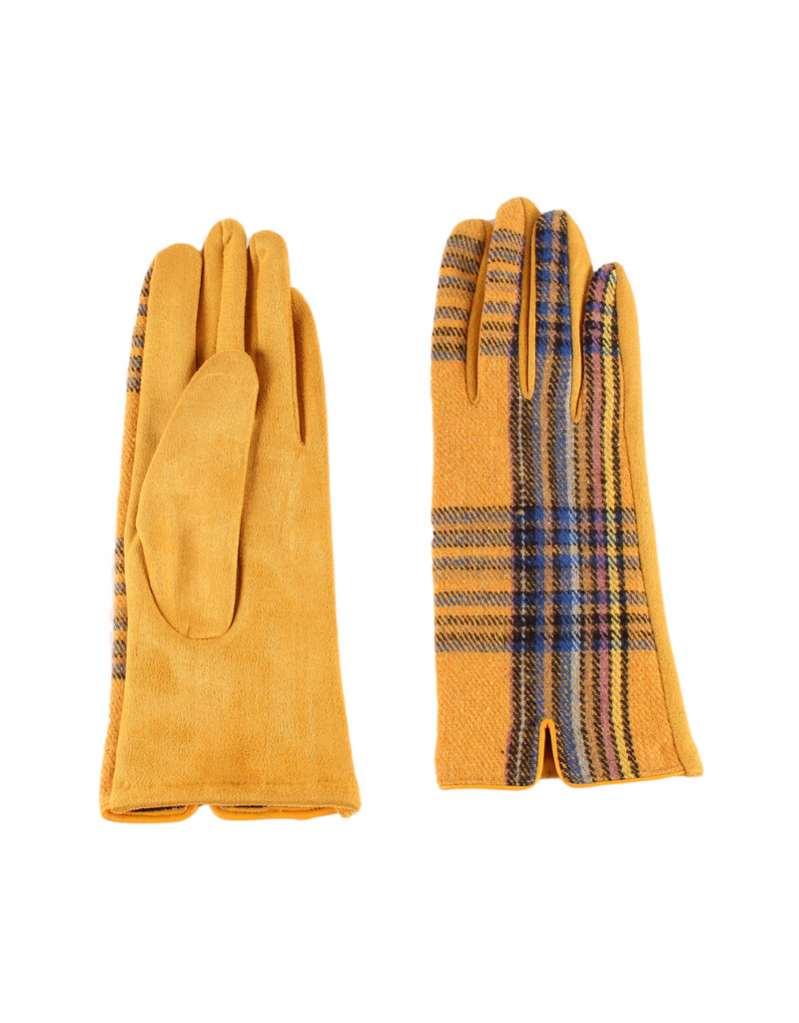 GLOVES-FASHION SOLID/PLAID