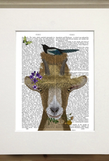 Faire/FabFunky LTD ART PRINT-ANIMAL ON PAGE, 11 X 14  (SET II)