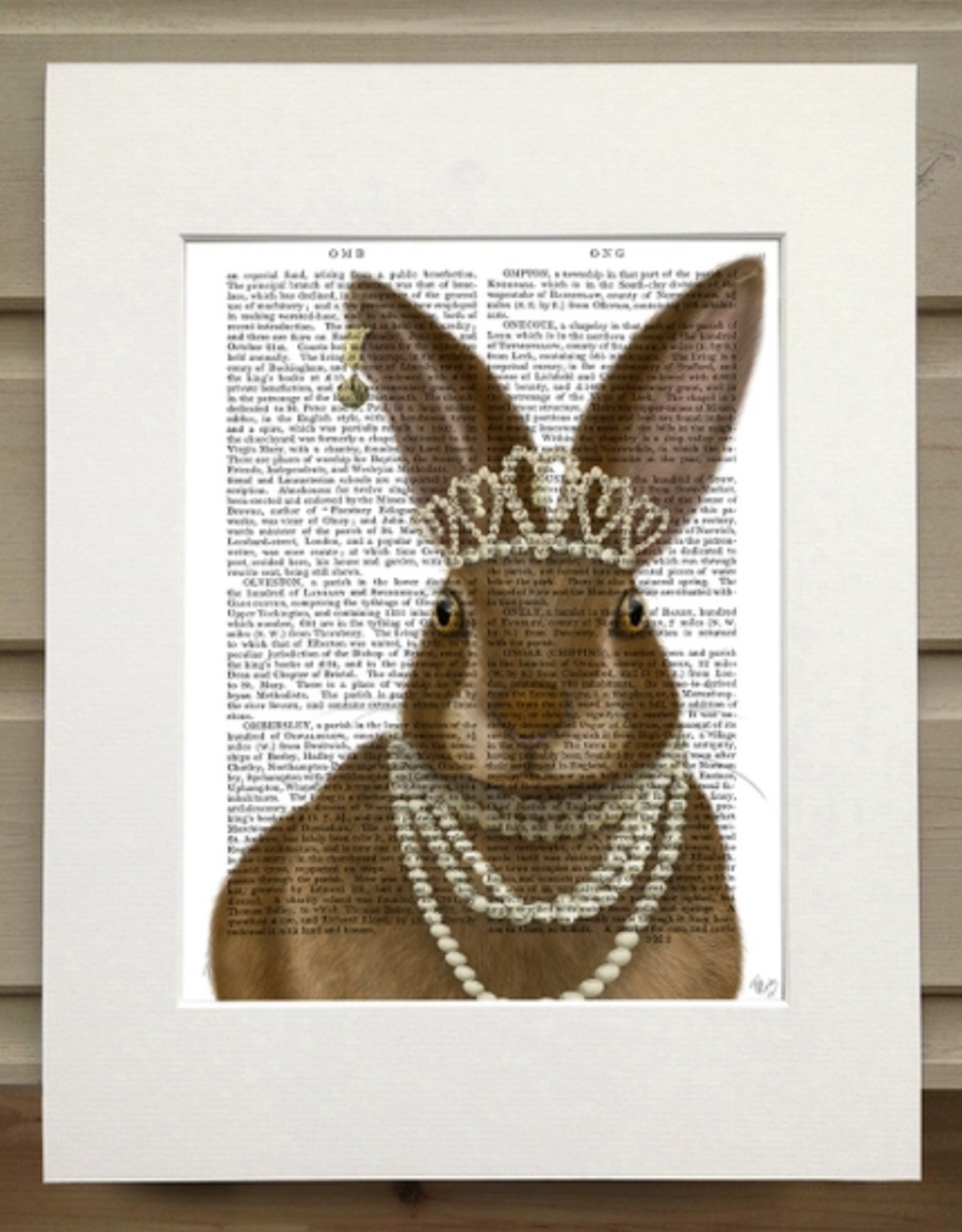 Faire/FabFunky LTD ART PRINT-ANIMAL ON PAGE, 11 X 14  (SET II)