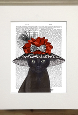 Faire/FabFunky LTD ART PRINT-ANIMAL ON PAGE, 11 X 14  (SET IIl)