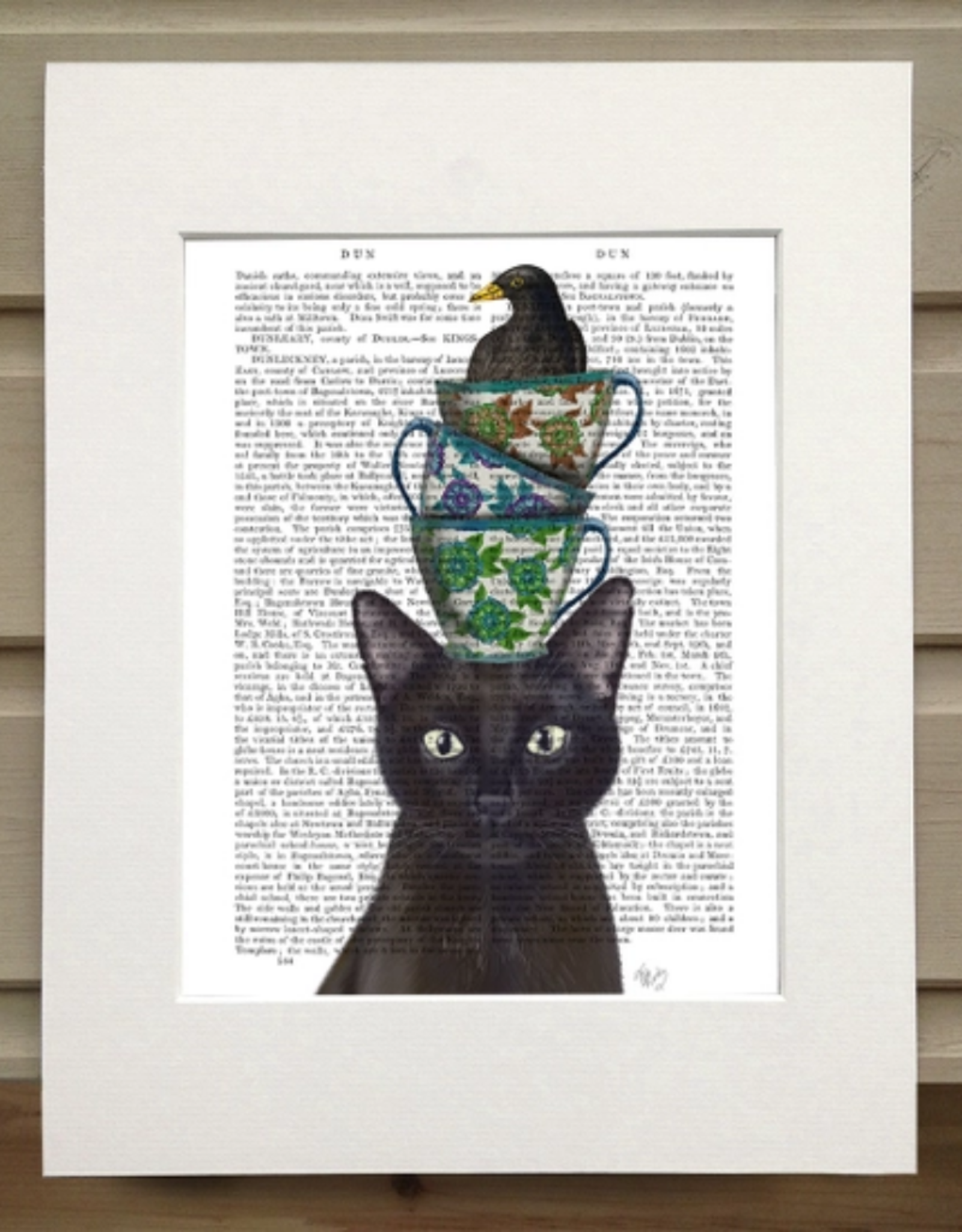 Faire/FabFunky LTD ART PRINT-ANIMAL ON PAGE, 11 X 14  (SET IIl)