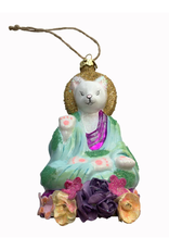 Cody Foster ORNAMENT-GLASS-SERENITY CAT