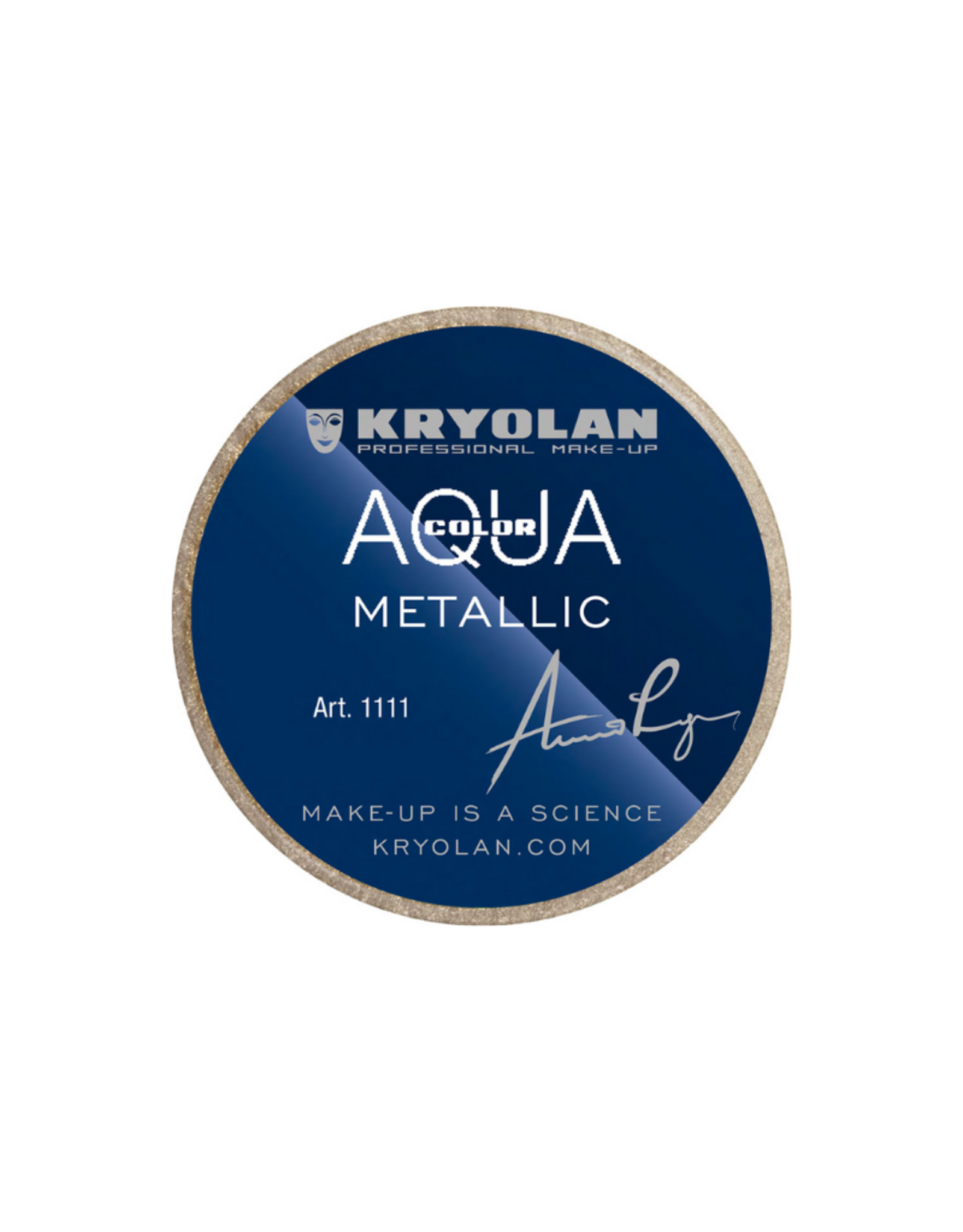 Kryolan AQUACOLOR-METALLIC LINING COLOR, GOLD