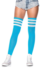 THIGH HIGH-ATHLETIC W/ 3 STRIPE TOP