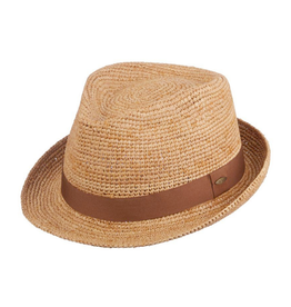 HAT-FEDORA "COBA" RAFFIA