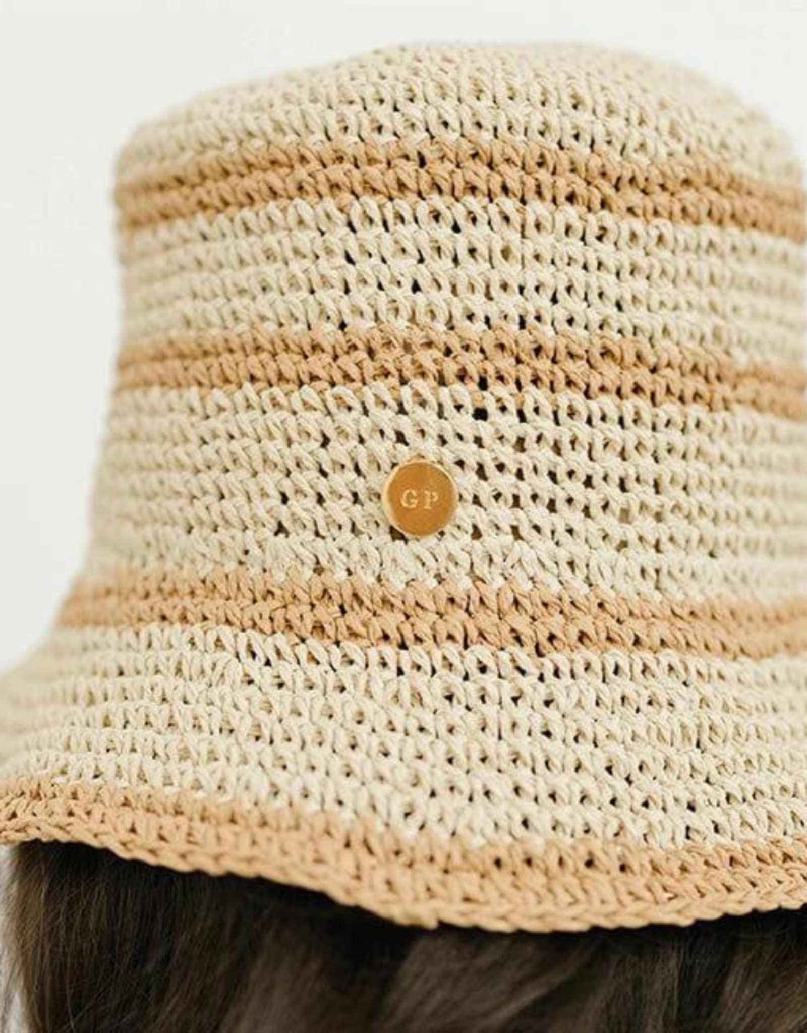 Gigi Pip HAT-BUCKET-SAL CROCHET-STRAW