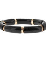 BRACELET-STACKABLE CHUNKY BAMBOO, STRETCH