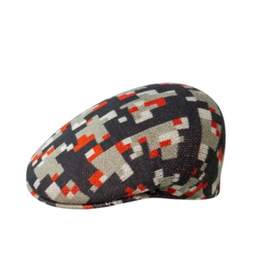 Kangol HAT-FLAT CAP "PIXELATED PLAID 504"