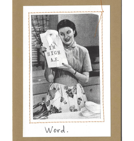 Faire/Visual Treats CARD-HUMOR "WORD"