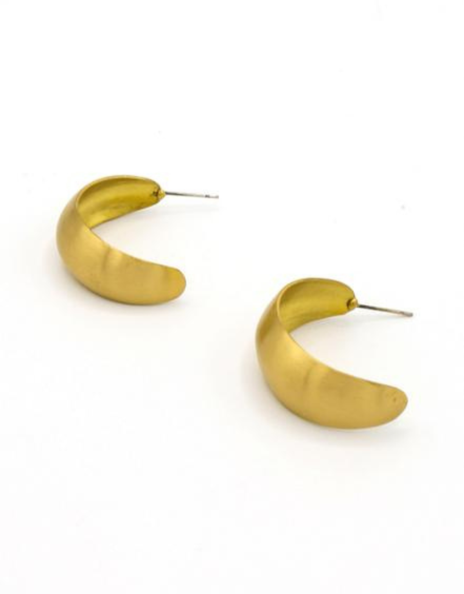 Faire/Fair Anita EARRINGS-VINTAGE ROUNDED HOOPS