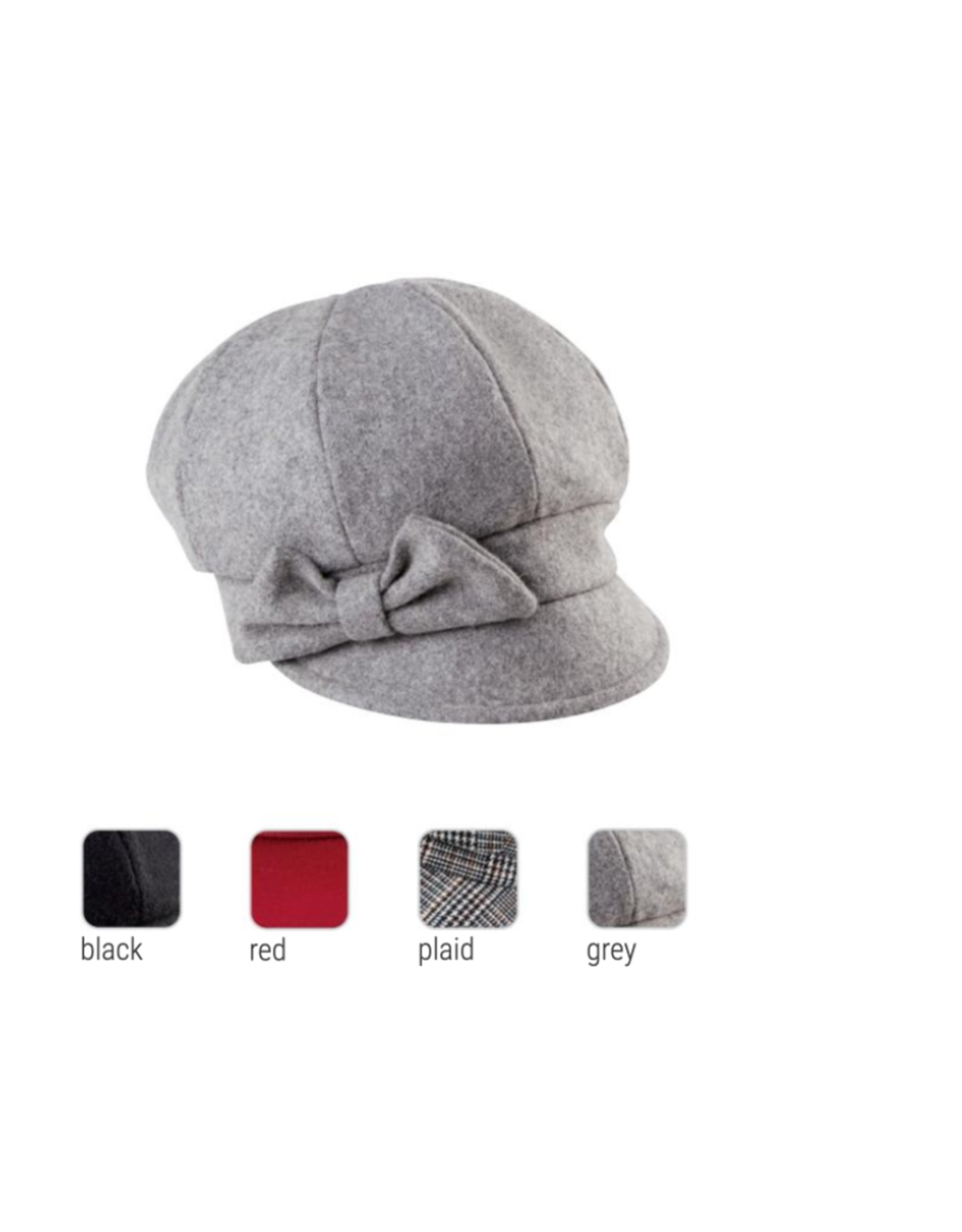 HAT-BAKER CAP W/BOW