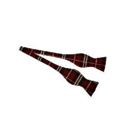 BOW TIE-HAND TIED-PLAID