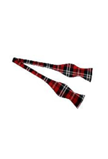 BOW TIE-HAND TIED-PLAID