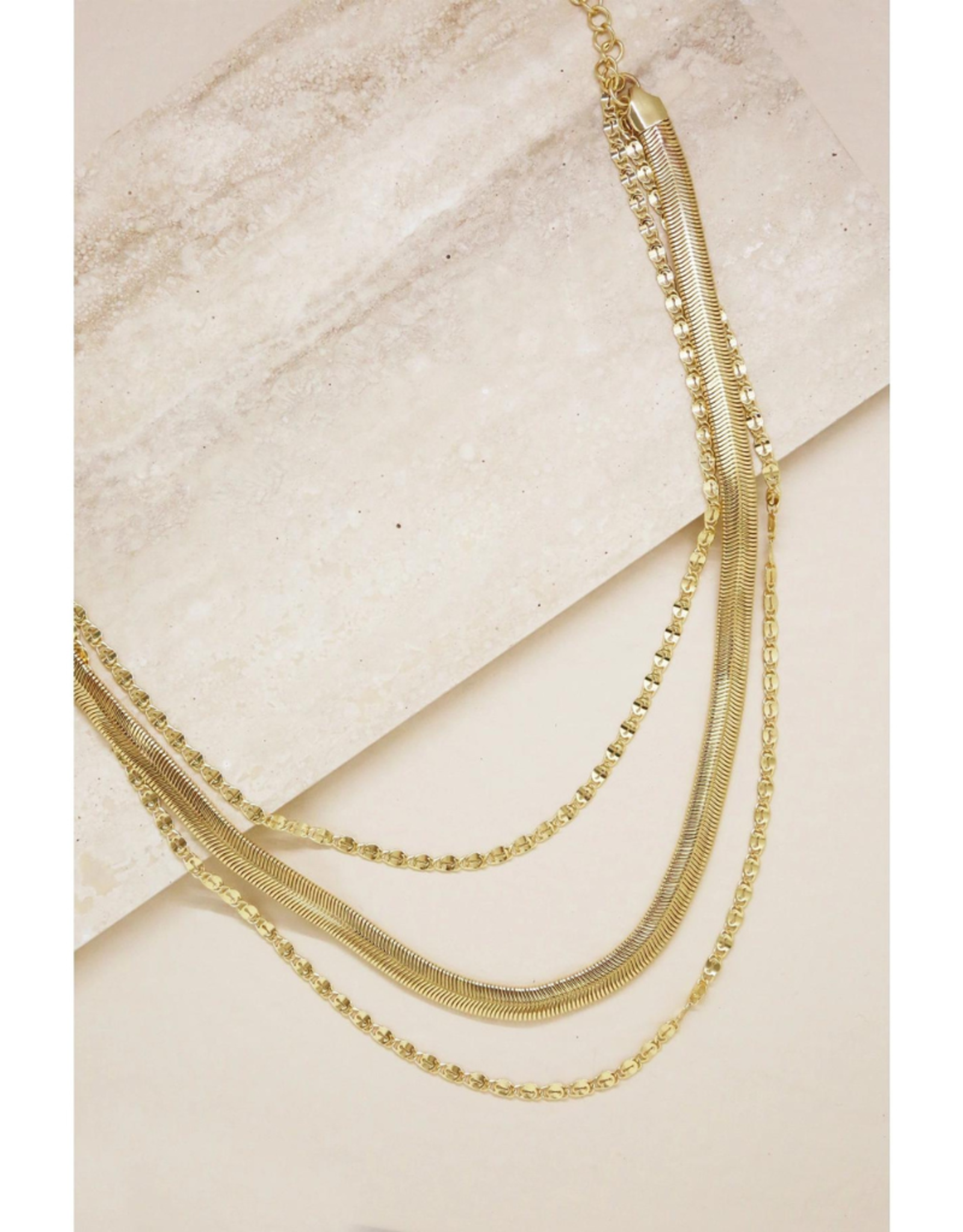 NECKLACE-LAYERED CHAINS-SUPREME