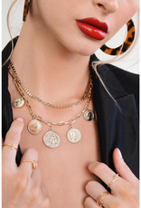 NECKLACE-LAYERED-ALL ABOUT COIN G