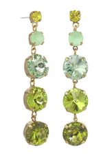 TOVA EARRINGS-RHINESTONE DANGLE