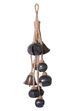 HOLIDAY DECORATION-BELLS ON JUTE