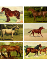 MATCHBOX-VINTAGE HORSES  MINI ASST