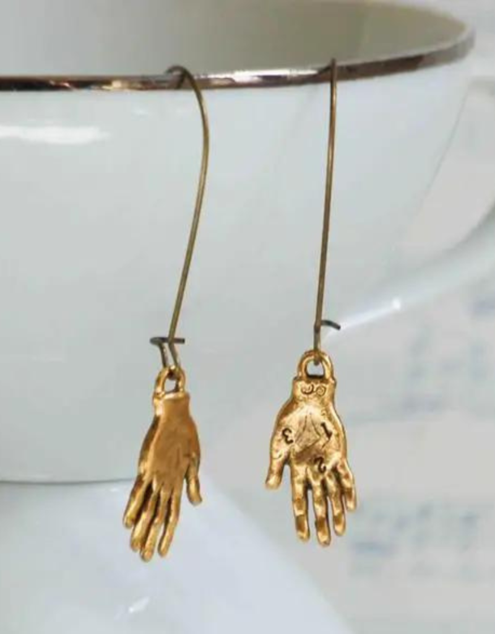 EARRINGS-HANDS BOHO GOLD