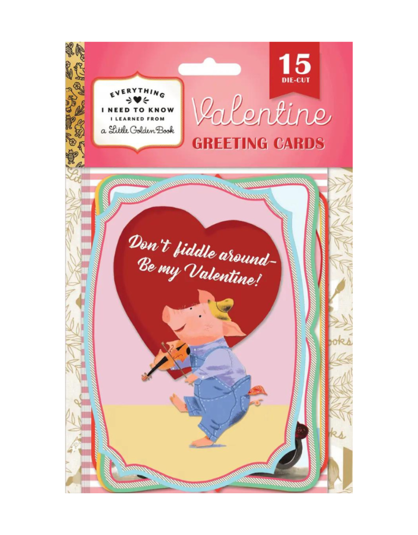 Faire/Laughing Elephant CARDS-15 VINTAGE VALENTINES