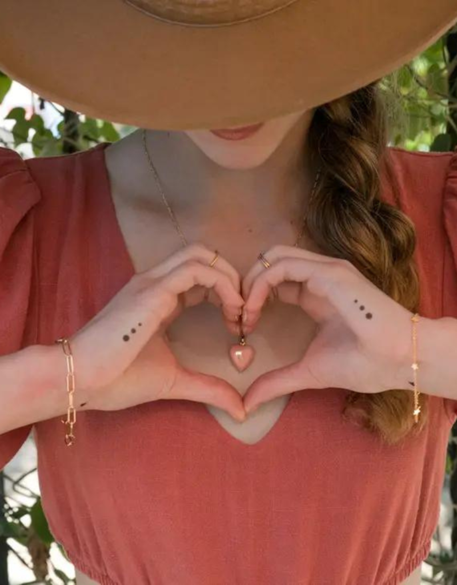 Faire/Amano Studio NECKLACE-HEART LOCKET