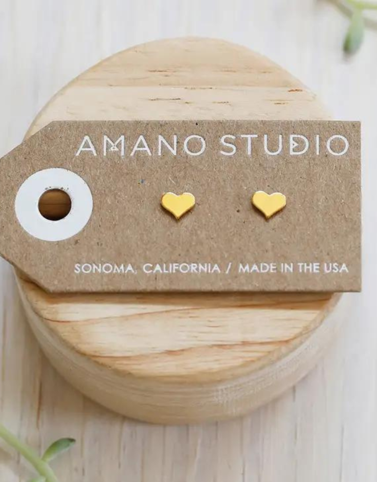 Faire/Amano Studio EARRINGS-STUDS-HEART
