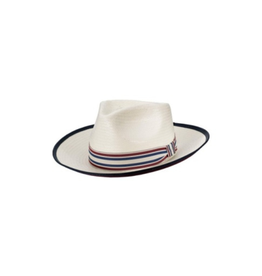 HAT-FEDORA "METRO" STRIPE BAND/BOUND BRIM