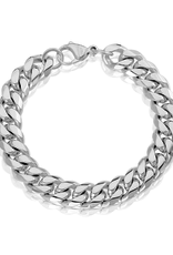 BRACELET-CRUCIBLE S/S 12 MM CHAIN