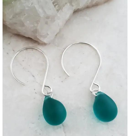 Faire/Sosie Designs EARRINGS-SEA GLASS ECO DROP