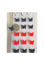 HAIR CLIPS-BUTTERFLY 1 DZ