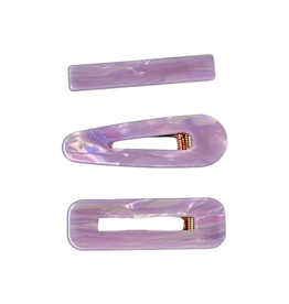 CLIP SET-OPALESCENT 3 PC