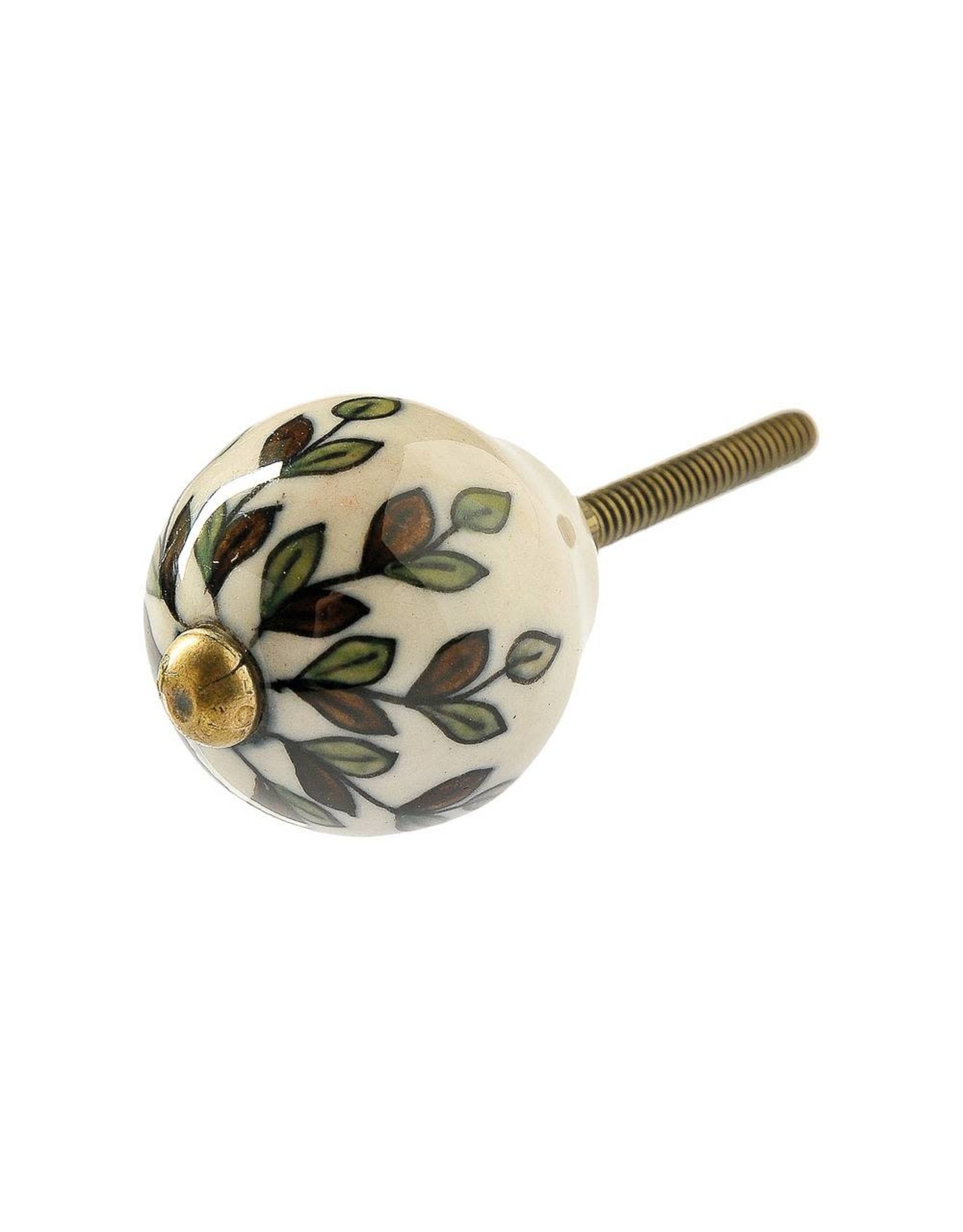 Keena/Tranquillo KNOB-ROUNG-BLK/WHT PATTERN