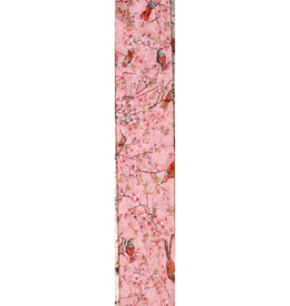 SCARF-VOILE-SWALLOWS W/CHERRY BLOSSOM