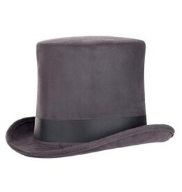 HAT-TOP HAT TALL GRAY