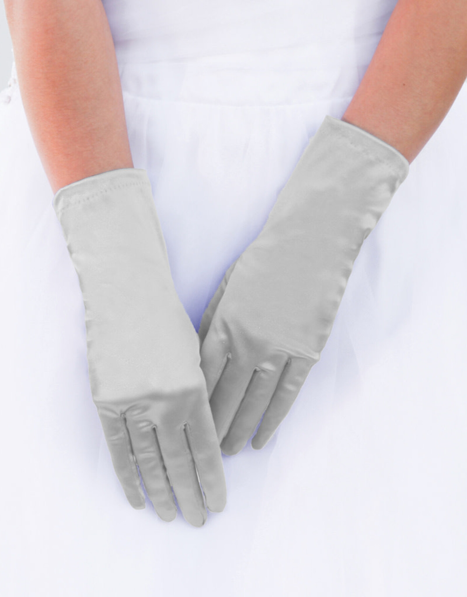 GLOVES-WRIST-SATIN