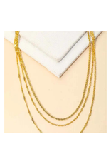 Faire/Anarchy Street NECKLACE-LAYERED-DAINTY ROPE GOLD