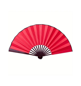 TEMU FAN-PAPER-SILKY SOLID 10.6" RED