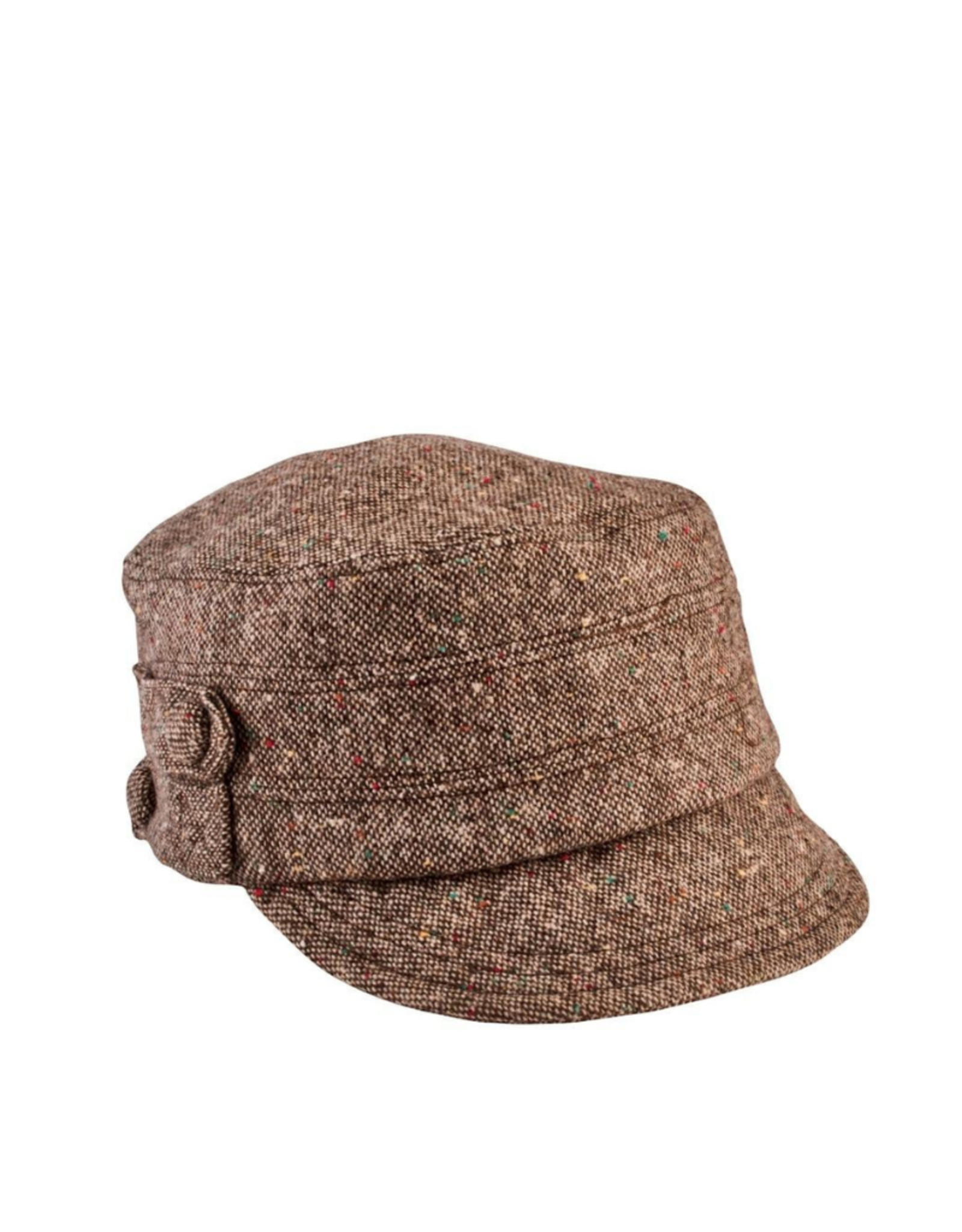 HAT-CADET-TWEED W/BUTTON