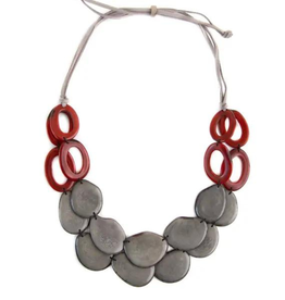 Faire/Organic Tagua Jewelry NECKLACE "AFRICA" TAGUA