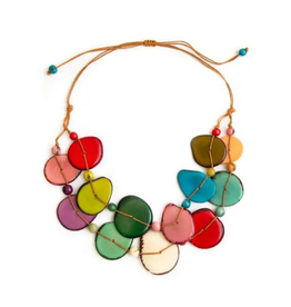 Faire/Organic Tagua Jewelry NECKLACE "ILIANA" TAGUA