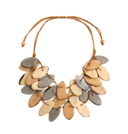 Faire/Organic Tagua Jewelry NECKLACE "NICI" TAGUA