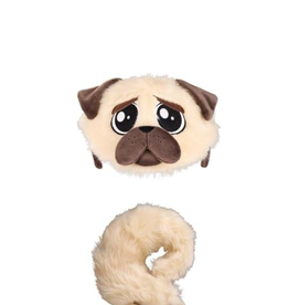 ANIMAL SET- PUG PLUSH HEAD/TAIL