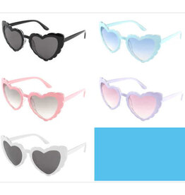 SUNGLASSES-HEART SHAPE W/WAVY ASST