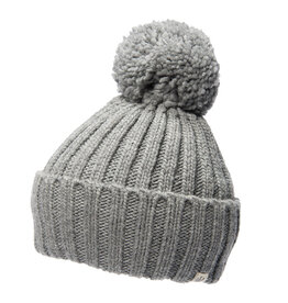 HAT-KNIT BEANIE  PARK FOLD POM