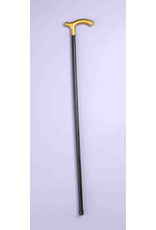 CANE-WALKING BLK W/GOLD HANDLE